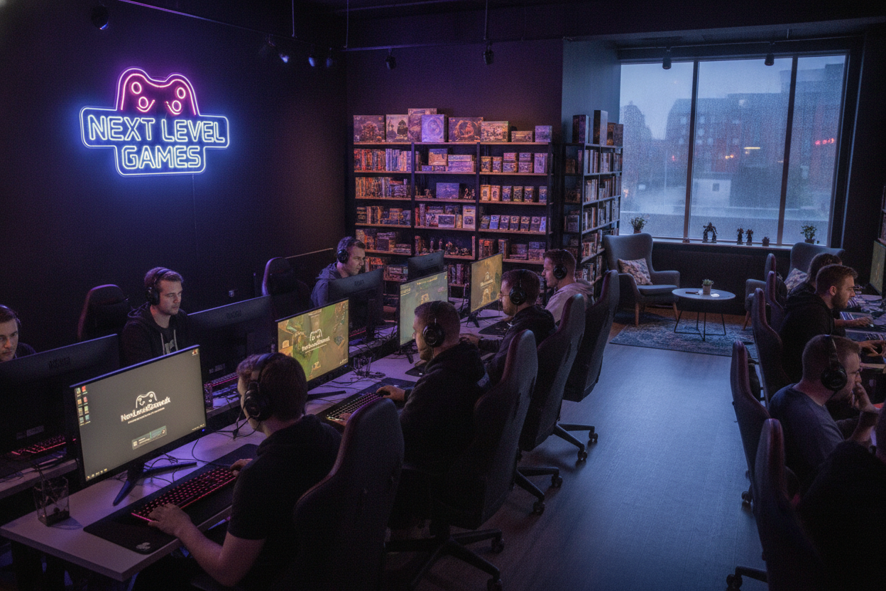 Opgrader din spilaften: Find de bedste brætspil hos NextLevelGames.dk